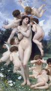 William-Adolphe Bouguereau The Return of Spring France oil painting artist